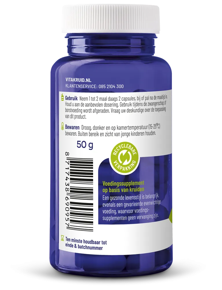 Vitakruid Para Dtx Kruidenformule Oa Oregano & Knoflook (60 vega capsules)