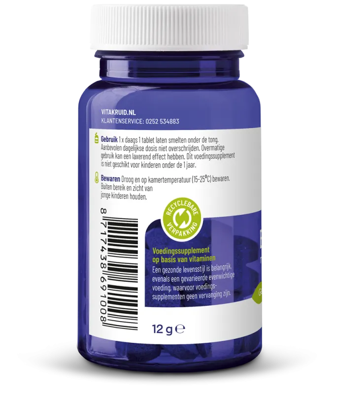 Vitakruid B12 Forte Plus® 3.000 Met P-5-P Vitamine (60 tabletten)