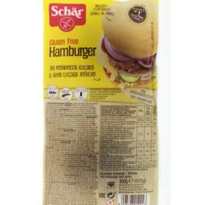 Dr. Schär Hamburgerbroodjes (4 stuks)