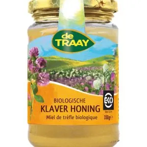 De Traay Klaverhoning Bio (350 gr)