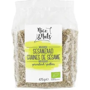 Nice & Nuts Sesamzaad Geroosterd Bio (475 gr)