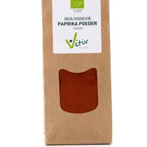 Vitiv Paprika poeder scherp bio (50 gr)