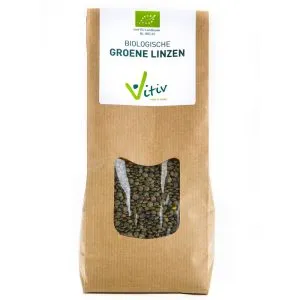Vitivgroene Linzen Bio (500 gr)