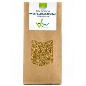 Vitiv Sesamzaad Ongepeld Bio (500 gr)