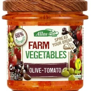 Allos Farm vegetables tomaat & olijf bio (135 gr)