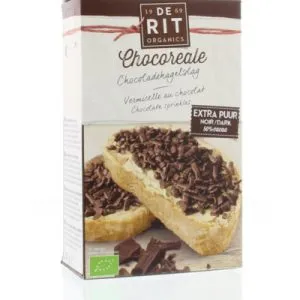De Rit Chocoreale hagelslag extra puur bio (200 gr)