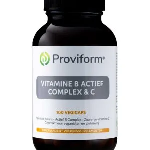 Proviform Vitamine B Actief Complex & C (100 vega capsules)