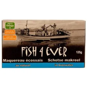 Fish 4 Ever Schotse Makreel Bronwater (125 gr)