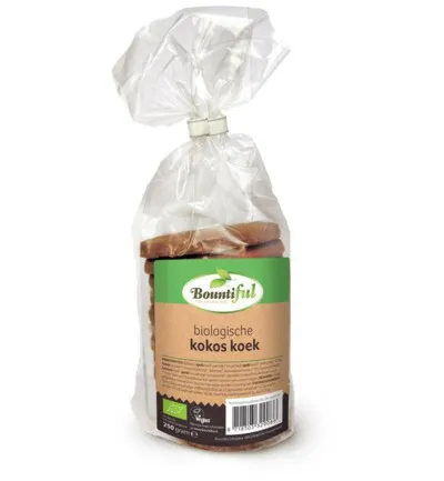 Bountiful Kokos koek bio (250 gr)