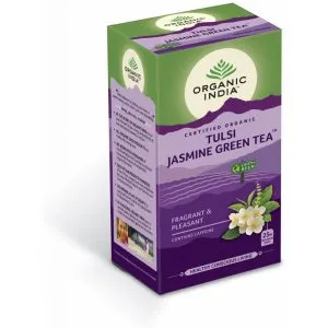 Organic India Tulsi Jasminegreen Thee Bio (25 stuks)