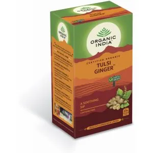 Organic India Tulsi Ginger Thee Bio (25 stuks)