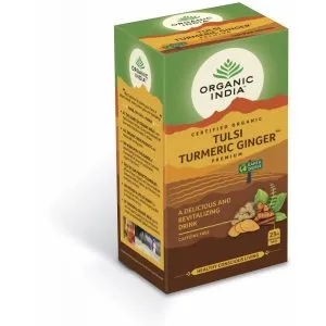 Organic India Tulsi Turmeric Ginger Thee Bio (25 stuks)