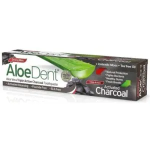 AloeDent Aloe dent tandpasta charcoal (100 ml)