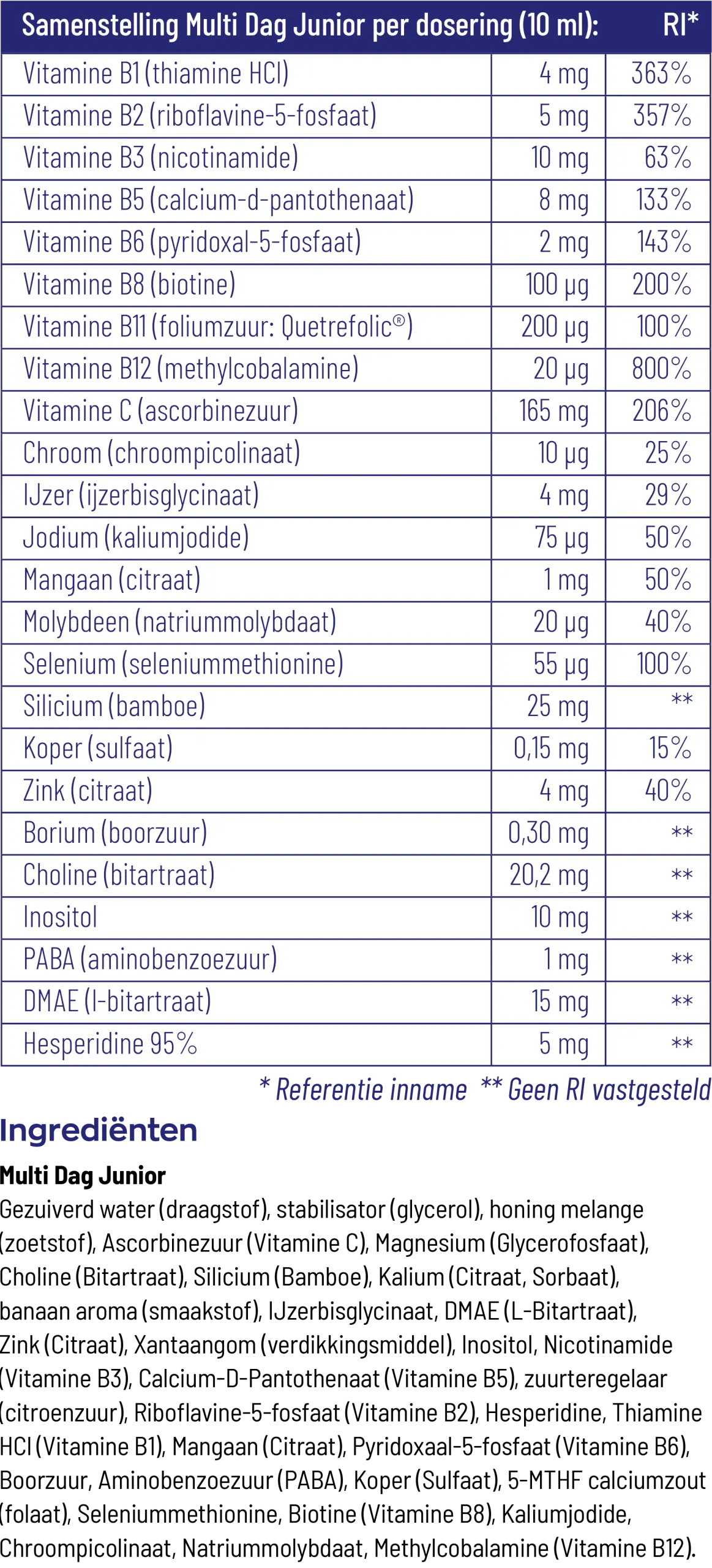 Vitakruid Multi Dag Junior 100% Vegan (300 ml) - image 3