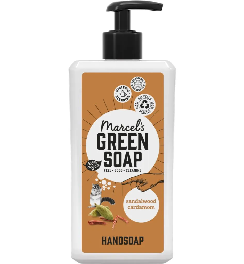 Marcel's Green Soap Handzeep sandelhout & kardemom (500 ml)