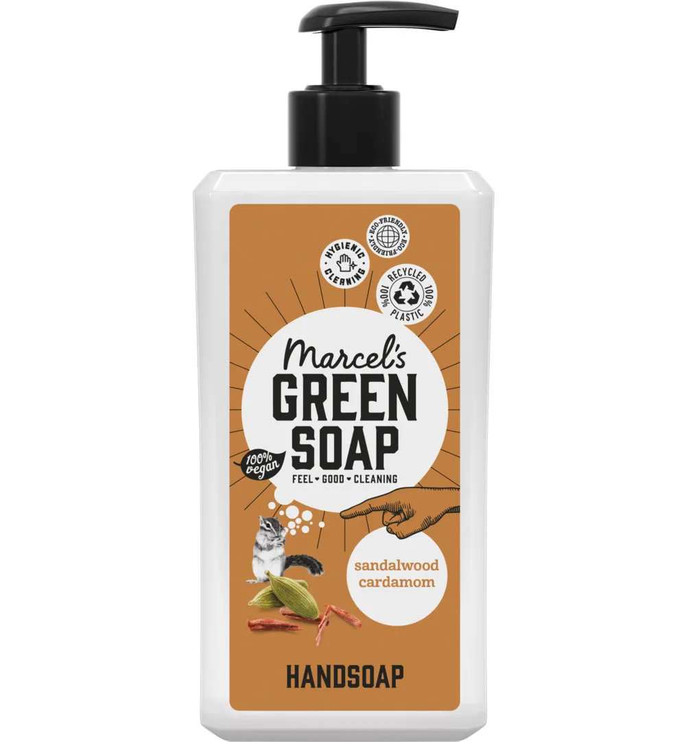 Marcel's Green Soap Handzeep sandelhout & kardemom (500 ml)