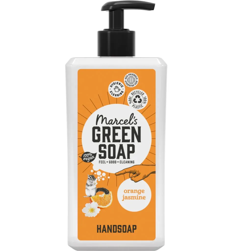 Marcel's Green Soap Handzeep sinaasappel & jasmijn (500 ml)