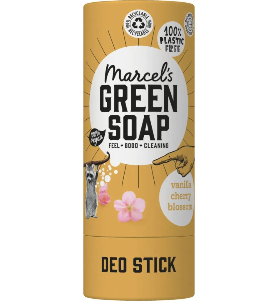 Marcel's Green Soap Deodorant stick vanilla & cherry blossom (40 gr)