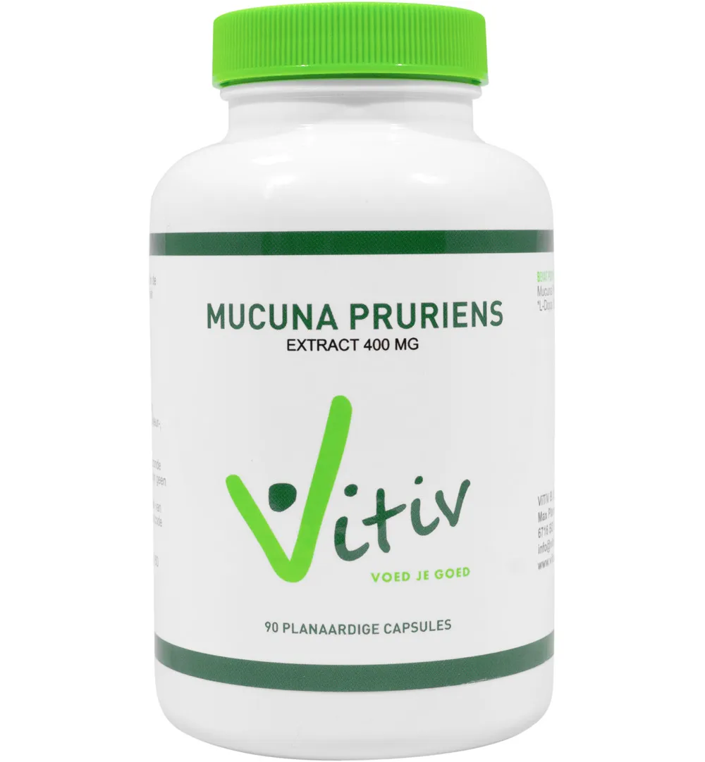 Vitiv Mucuna Pruriens 400 Mg 60 Mg L-Dopa (90 capsules)