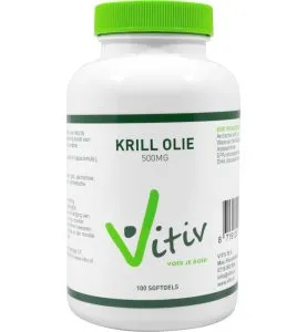 Vitiv Krillolie 500Mg Antartic (100 softgels)