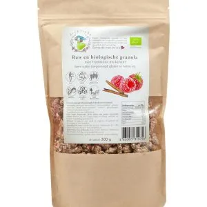 Vitiv Tijgernootgranola Framboos Kaneel Bio (300 gr)