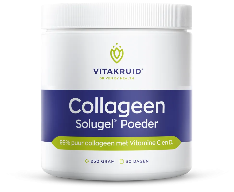 Vitakruid Collageen Solugel® Poeder Met Vitamine C & D (250 gr)