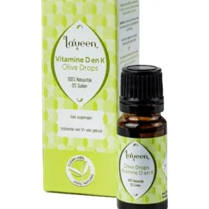 Laveen Olive drops vitamine D en K (10 ml)