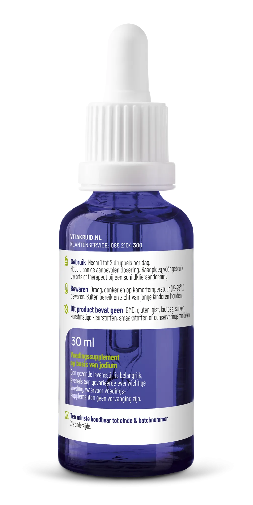 Vitakruid Jodium Nascent (Natriumjodide) Druppels Vloeibaar (30 ml) - image 2