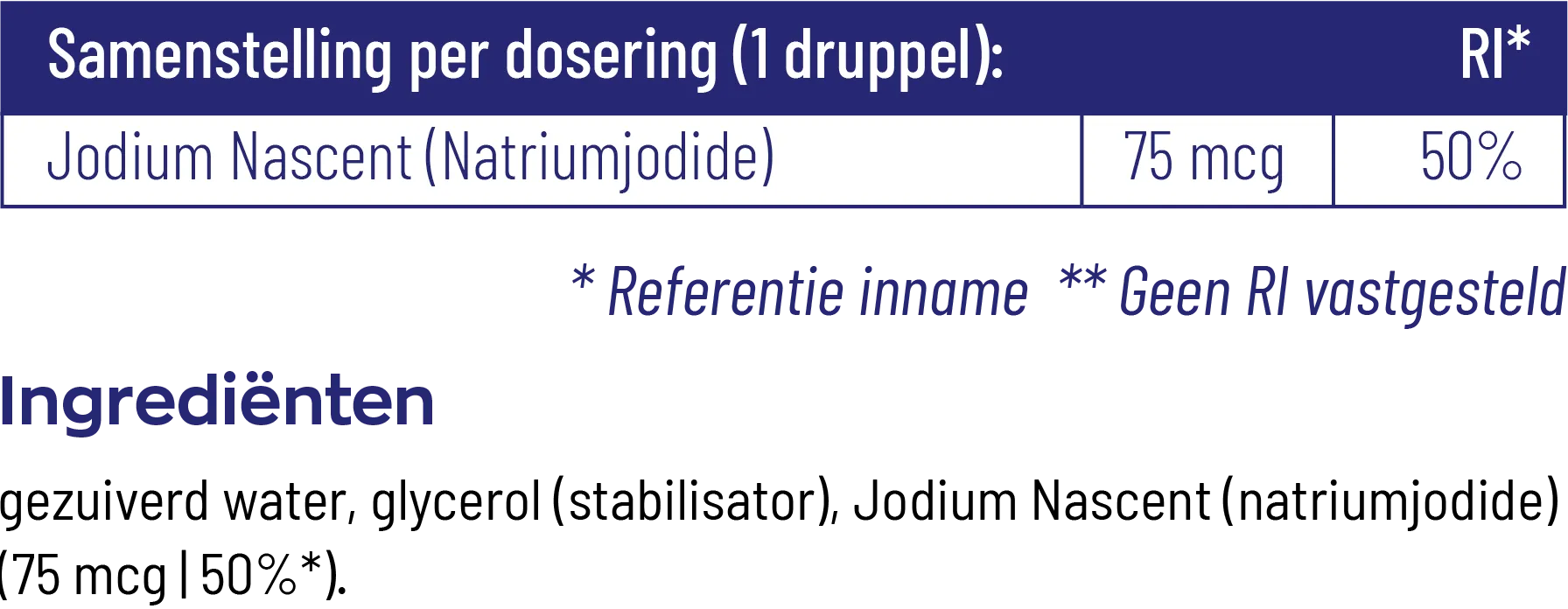 Vitakruid Jodium Nascent (Natriumjodide) Druppels Vloeibaar (30 ml) - image 3