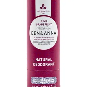 Ben & Anna Deodorant pinkgrapefruit papertube (40 gr)