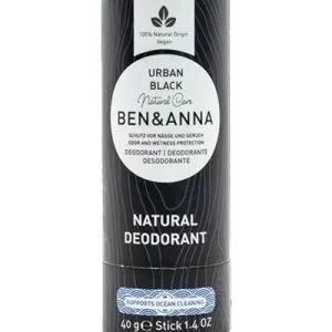 Ben & Anna Deodorant urban black papertube (40 gr)