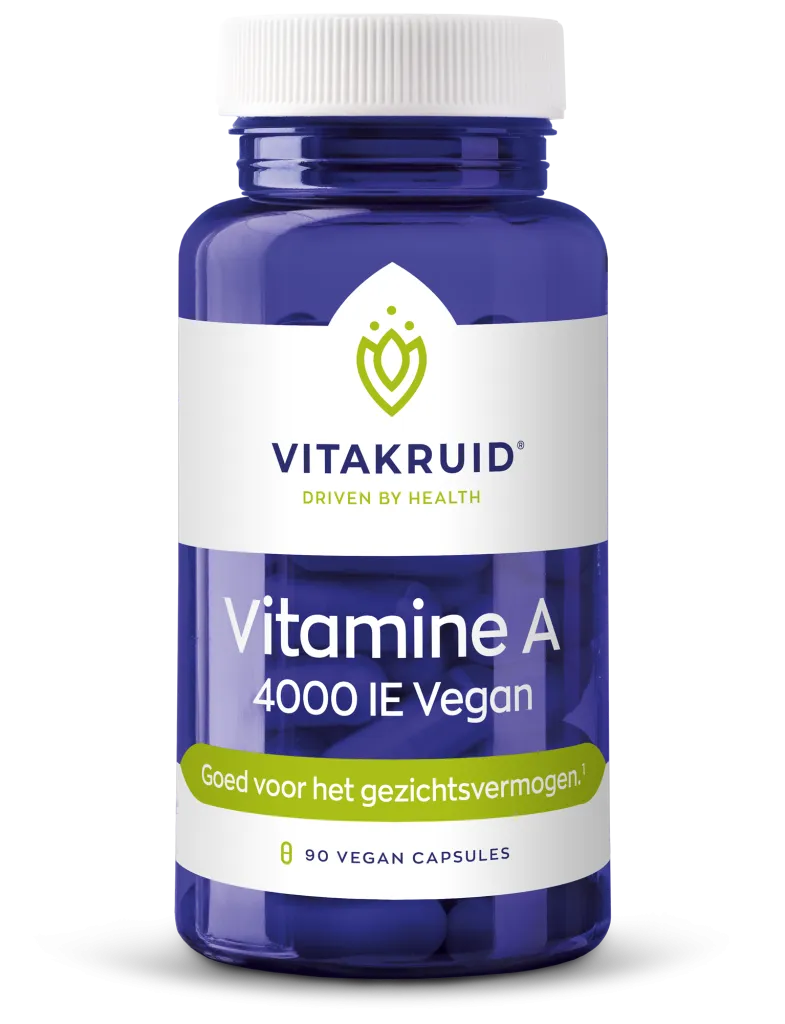 Vitakruid Vitamine A Retinol Acetaat 4000 Ie Vegan (90 vega capsules)