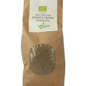 Vitiv Peper gemalen zwart bio (250 gr)