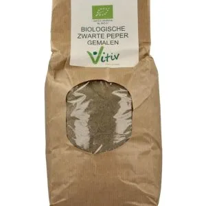 Vitiv Peper gemalen zwart bio (1000 gr)