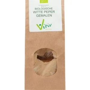 Vitiv Peper gemalen wit bio (1000 gr)
