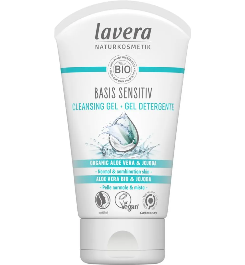 Lavera Basis sensitiv cleansing gel EN-IT (125 ml)