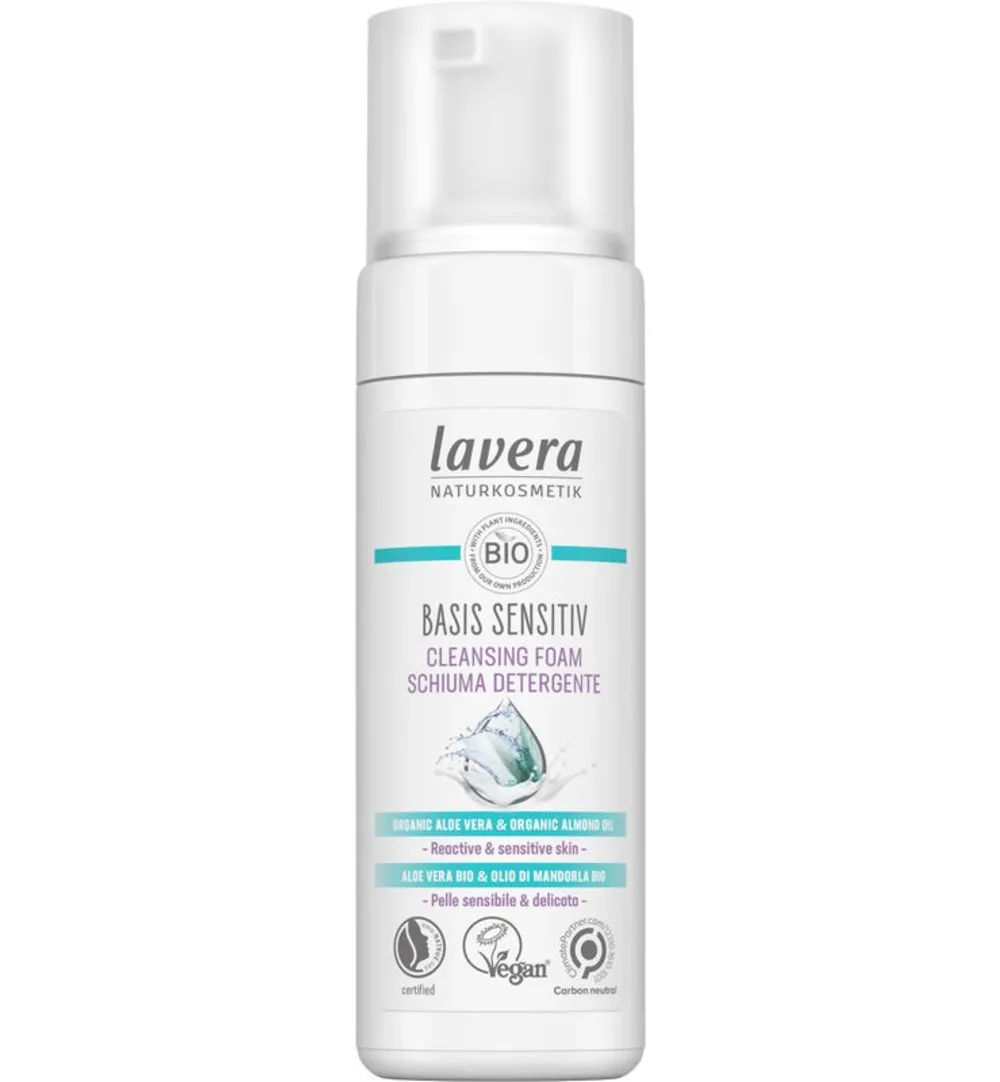Lavera Basis sensitiv cleansing foam EN-IT (150 ml)