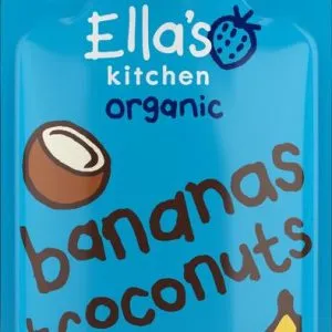 Ella's Kitchen Bananas & coconut knijpzakje 4 + maanden bio (120 gr)