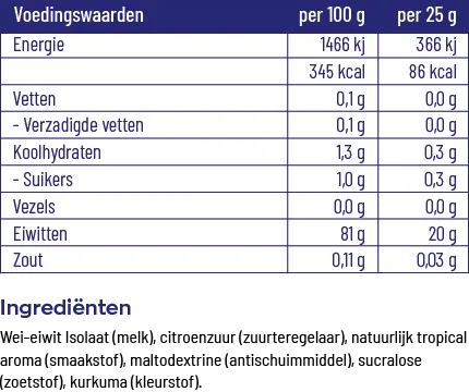 Vitakruid Clear Whey Isolate - Tropical (750 gr) - image 2
