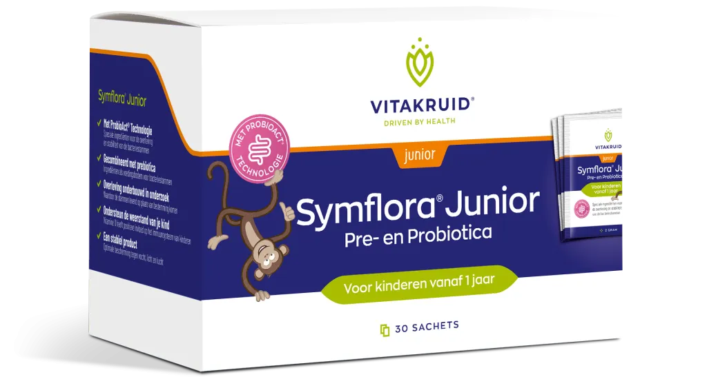Vitakruid Symflora® Junior Pre- En Probiotica Voor Kinderen (30 zakjes)