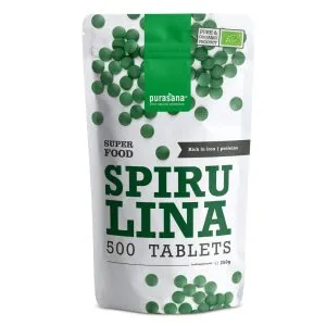 Purasana Spirulina 500 mg BIO (500 tabletten)