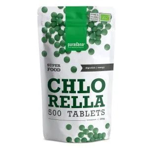 Purasana Chlorella 500 mg BIO (500 tabletten)