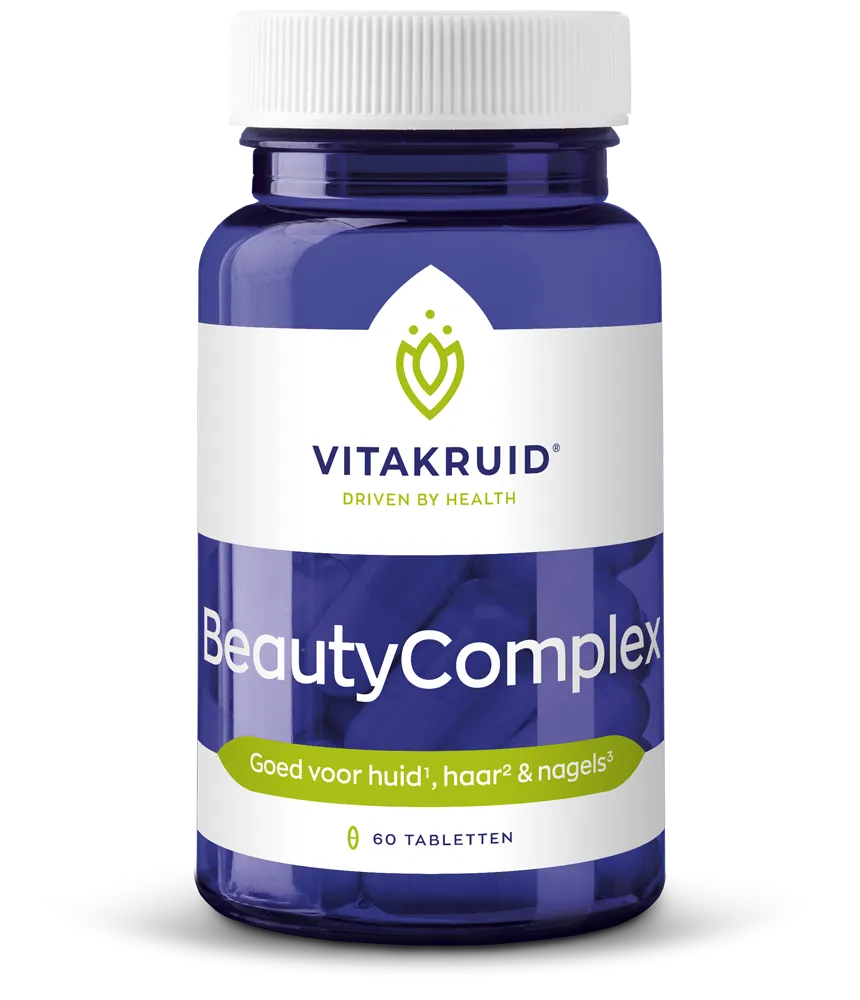 Vitakruid Beautycomplex Met Keratine Hyaluronzuur & Biotine (60 tabletten)