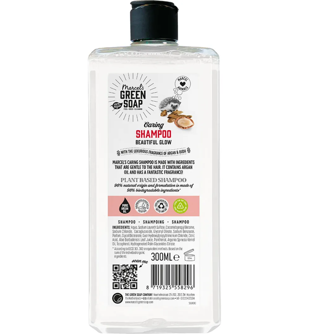 Marcel's Green Soap Caring Shampoo Argan & Oudh (300 ml)