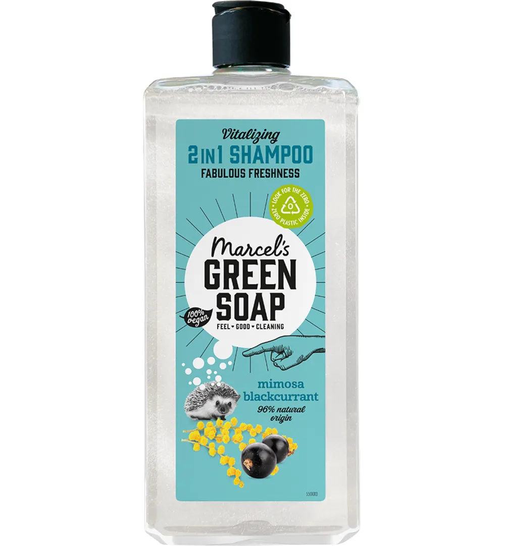 Marcel's Green Soap 2in1 Shampoo & Conditioner Mimosa en Zwarte Bes (300 ml)