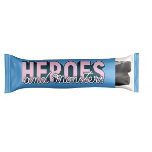 Heroes And Monsters Sesam Reep Pure Chocola (30 gr)