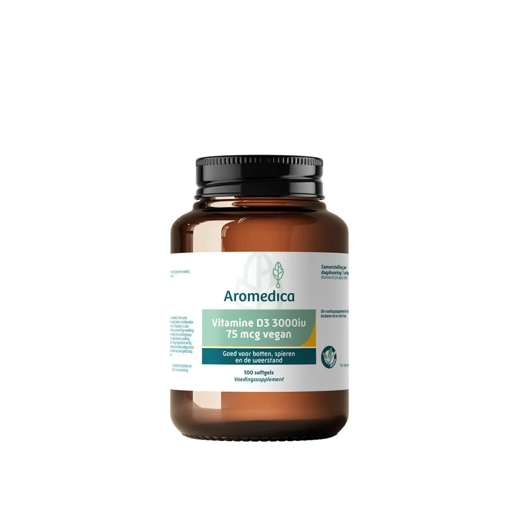 Aromedica Vegan Vitamine D3 75 Mcg (100 softgels)