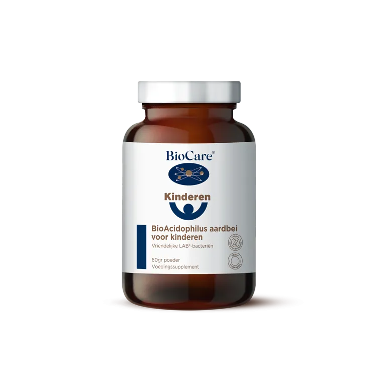 Biocare BioAcidophilus Aardbei (60 gr)