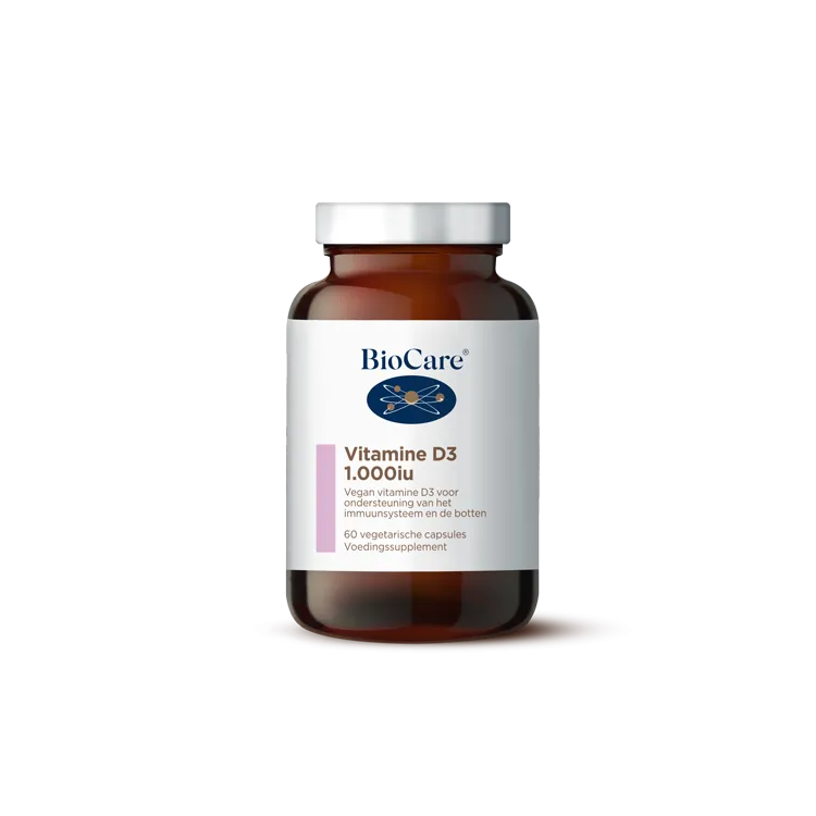 Biocare Vitamine D3 1000iu (60 vega capsules)