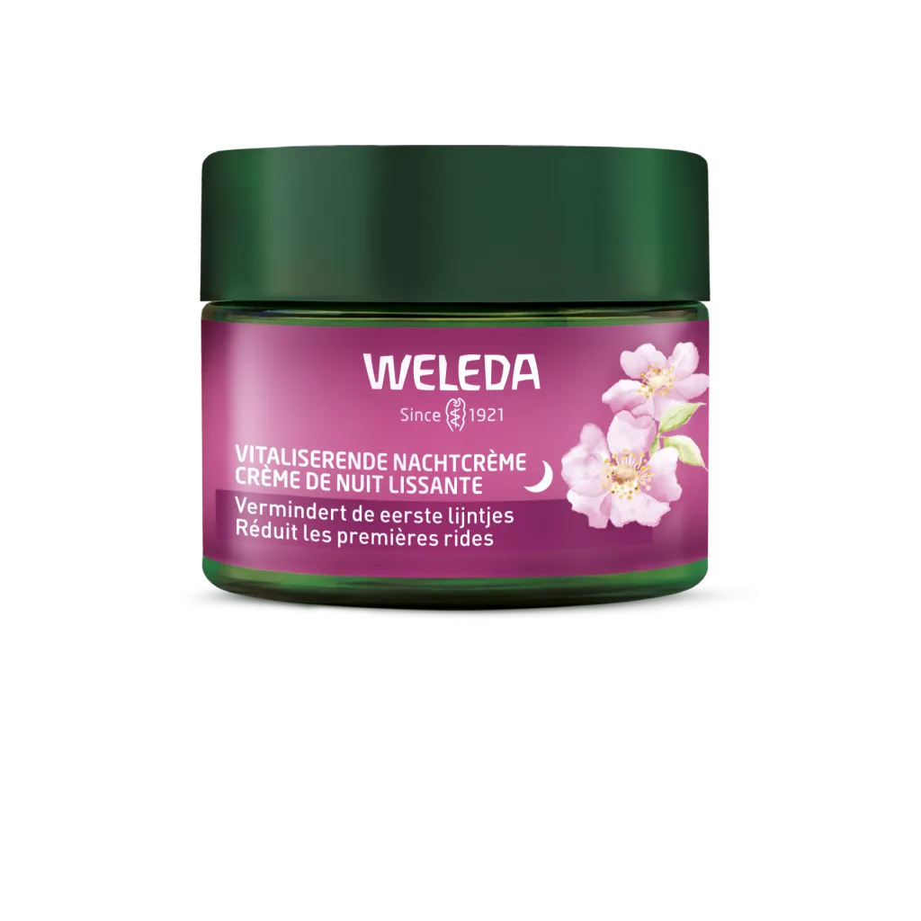 Weleda Wilde Rozen & Witte Thee Vitaliserende Nachtcreme (40 ml)